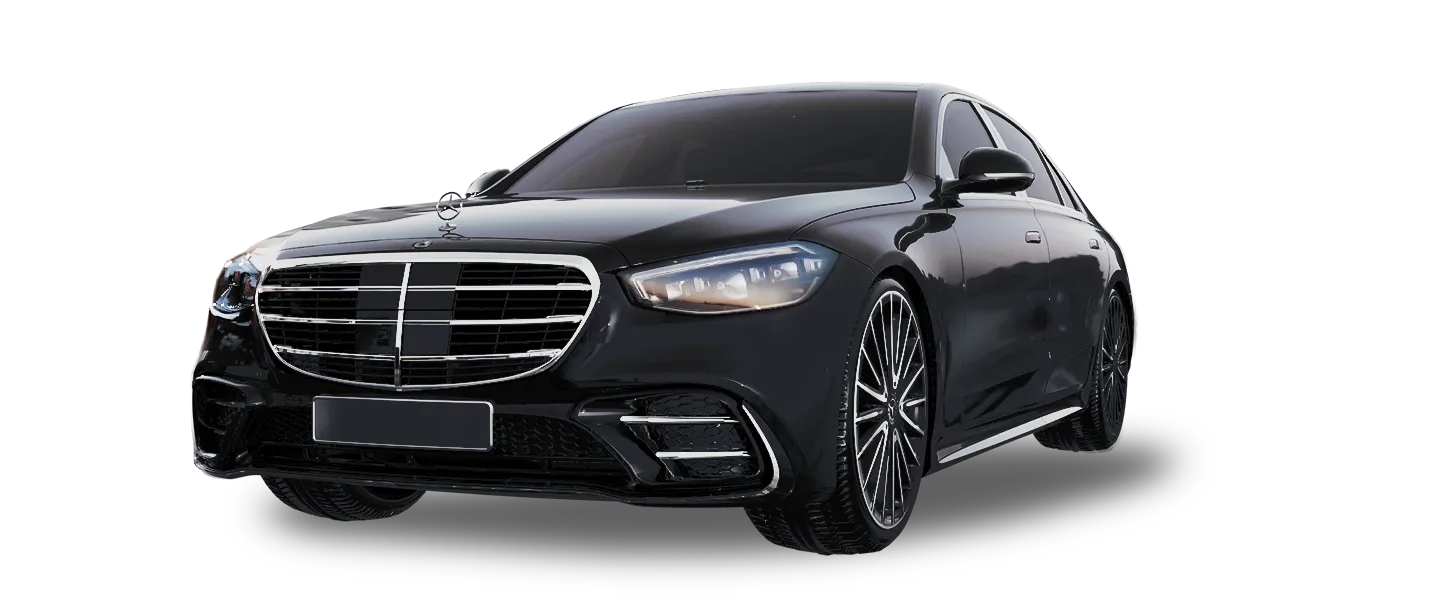 Chauffeur-driven Mercedes S-Class