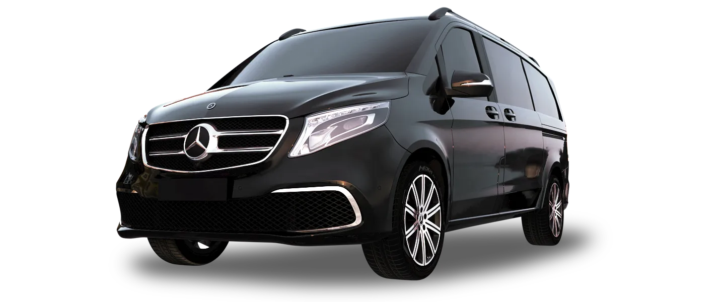 Chauffeur-driven Mercedes V-Class